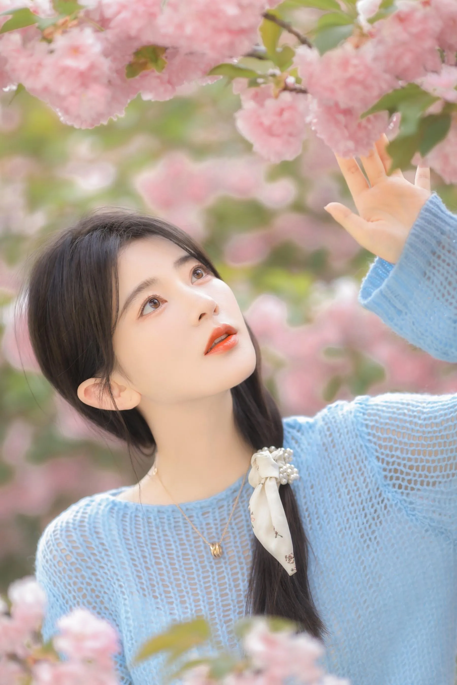 [艺图语] 2022.06.22 粉蓝晚樱 杨伊墨 [29P]插图8
